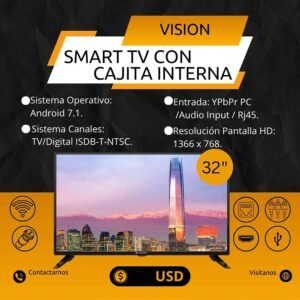 Smart TV con caja descodificadora 32"